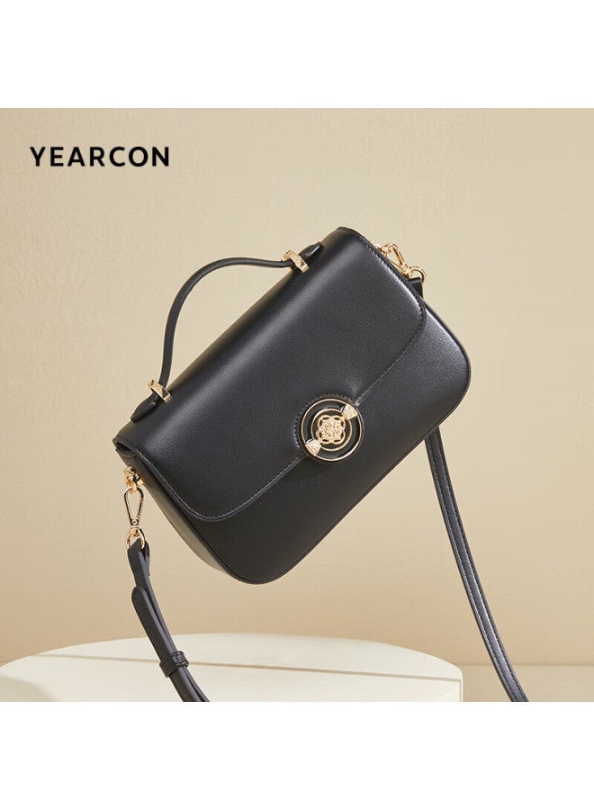 YEARCON Yierkang Versatile Saddle Bag, Shoulder Bag, Handbag, Women'S Crossbody Bag, Women'S Style, Black, Qixi Valentine'S Day Gift - Image 2