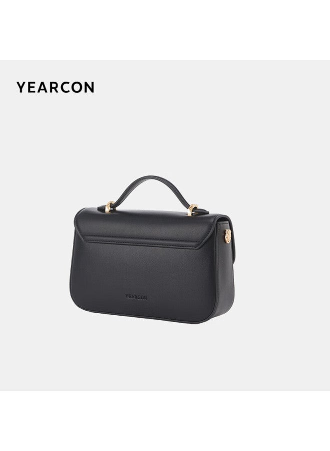 YEARCON Yierkang Versatile Saddle Bag, Shoulder Bag, Handbag, Women'S Crossbody Bag, Women'S Style, Black, Qixi Valentine'S Day Gift - Image 5