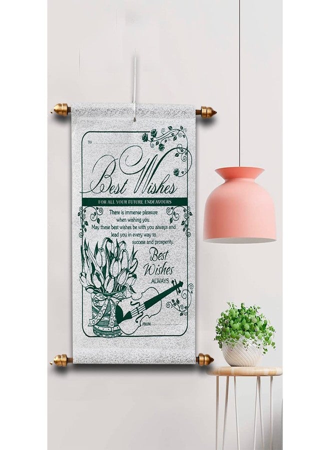 Natali Traders Best Wishes Scroll Card - for New Job, Best of Luck,House Warming, Exams - Gift for Best Wishes - Image 4