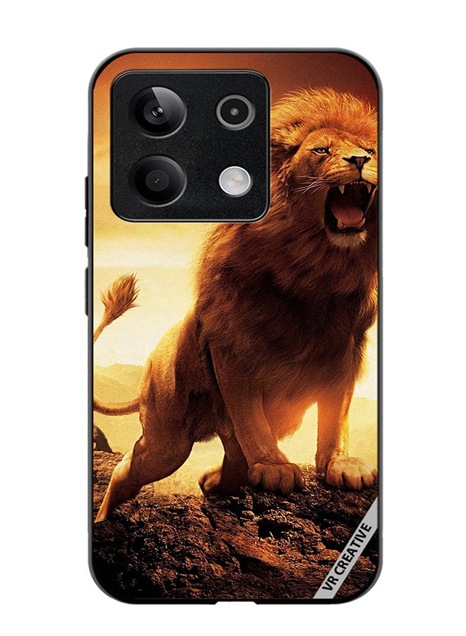 VR CREATIVE Protective Case Cover For Xiaomi Poco X6 Lion King Design Multicolour - Image 1
