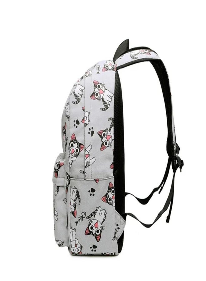 ALGROWD ™ Casual Backpack for Girls |14 In-13 Ltr with Tablet Sleeve,One Compartment,Light Weight with Padded Shoulders |Best for Books,Stationery, Lunch Box & Essentials - Image 4