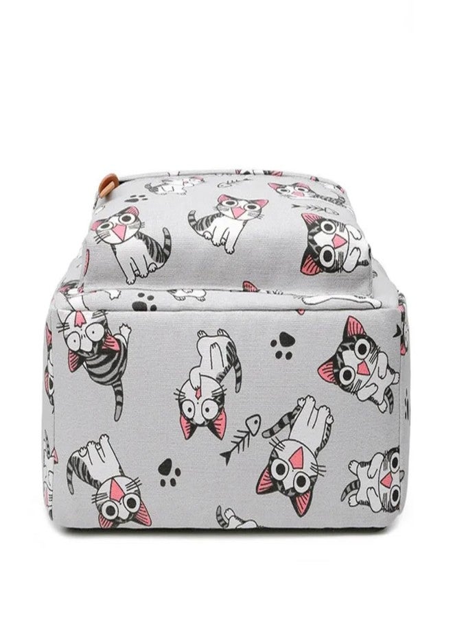 ALGROWD ™ Casual Backpack for Girls |14 In-13 Ltr with Tablet Sleeve,One Compartment,Light Weight with Padded Shoulders |Best for Books,Stationery, Lunch Box & Essentials - Image 3