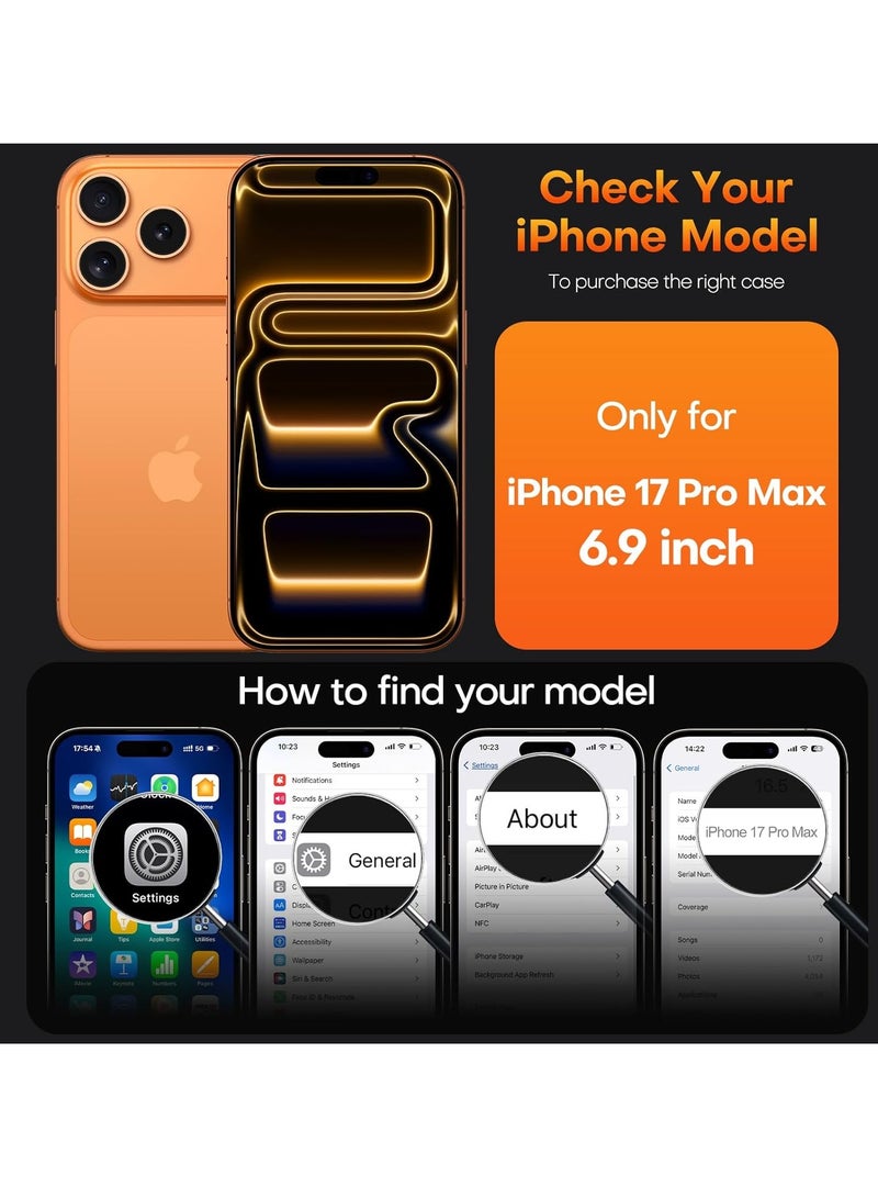 iPhone 17 Pro Max Case Liquid Soft Silicone iPhone 17 Pro Max Cover Anti Scratch with Inside Microfiber Lining Shockproof Protective Phone Case for iPhone 17 Pro Max - Image 2