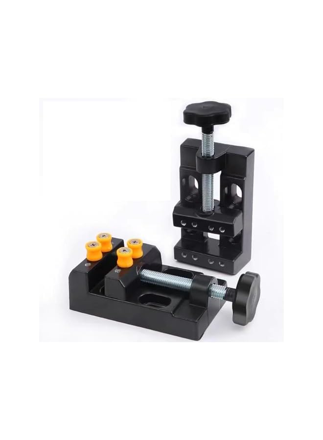 promass Mini Bench Clamp, Flat Jewelry Carving Tool, Multifunctional Mini Vise Clamp for DIY, Walnut Carving, Watch Repair, Sculpture Craft, Jewelry, and Table Bench Vice for Repairing and Carving - Image 2
