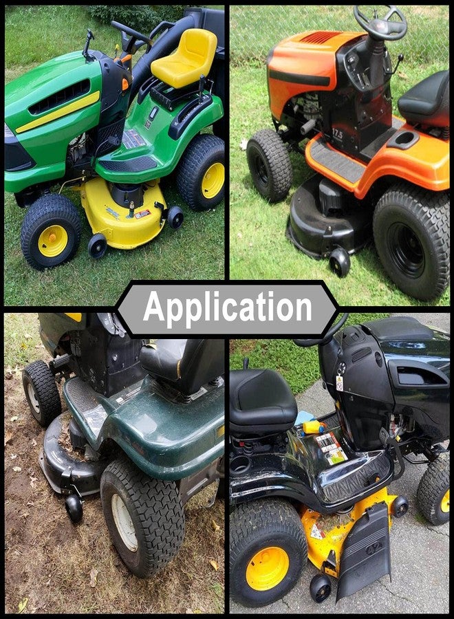 KOOTANS طقم دعامة عجلة قياس سطح جزازة العشب KOOTANS مقاس 42 بوصة لجزازات العشب والجرارات من Husqvarna وAYP وPoulan وAriens وCraftsman، أرقام الموديلات: 532181040 و525509501 وYTH22V42 وYTH2042 وYTH18542 وGWN42B - Image 5