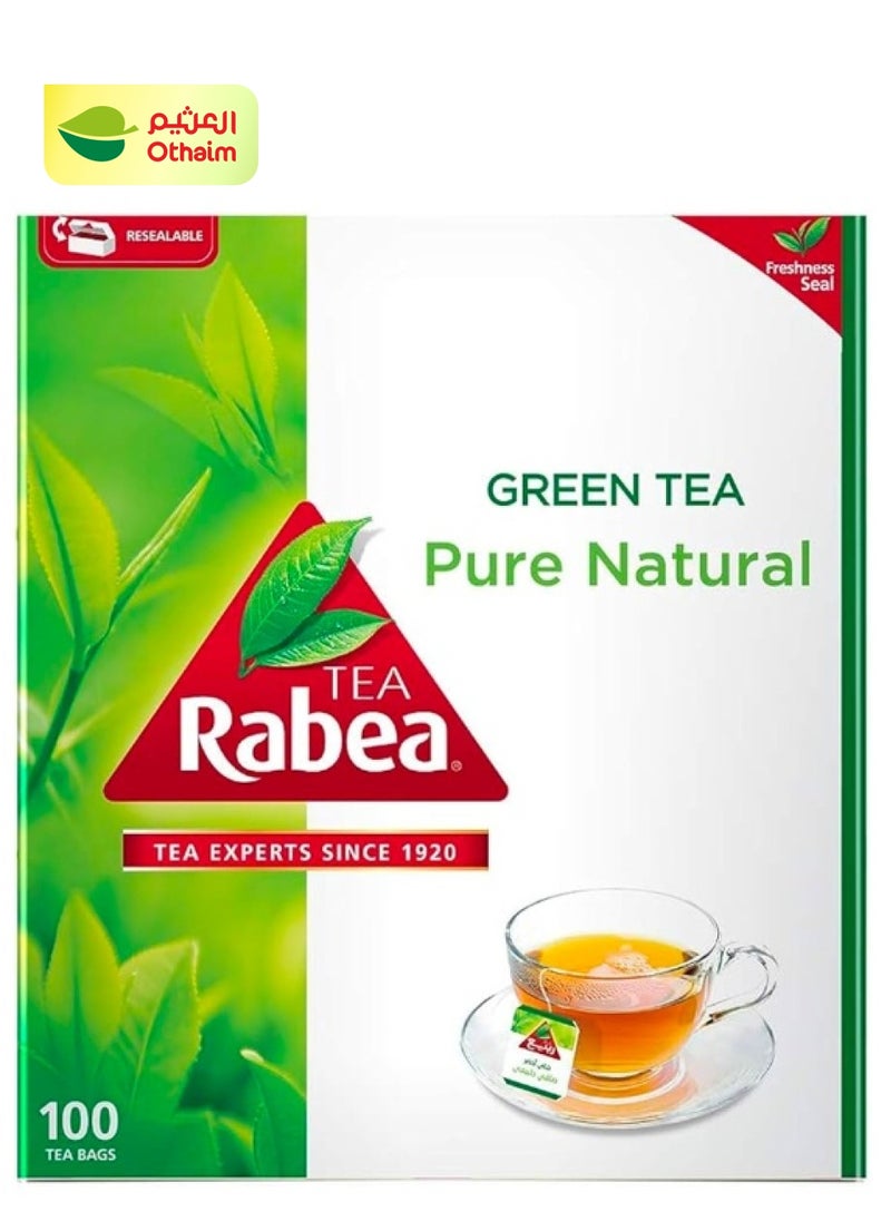 Rabea Rabea Green Tea, 100 Tea Bags 