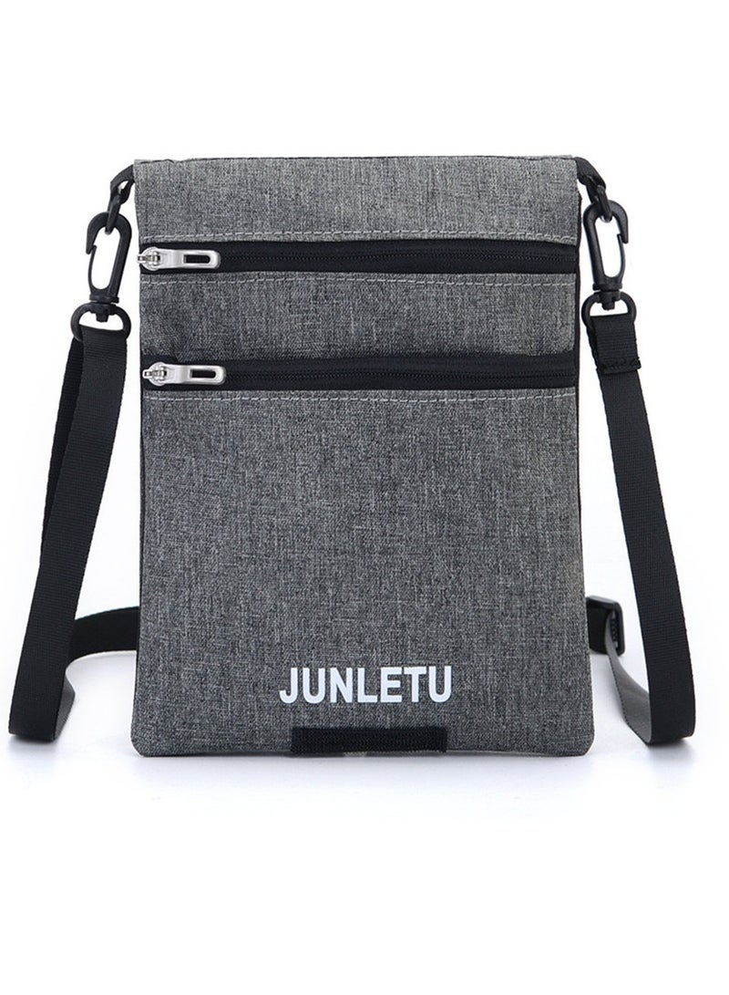 general Travel Wallet Neck Pouch, New Fashion Single Shoulder Neck Stash Pouch for Traveling, Oblique Cross Neck Pouch Bag, Waterproof Mobile Phone Bag, Travel Passport Neck Wallet for Men Women Usage - Image 1