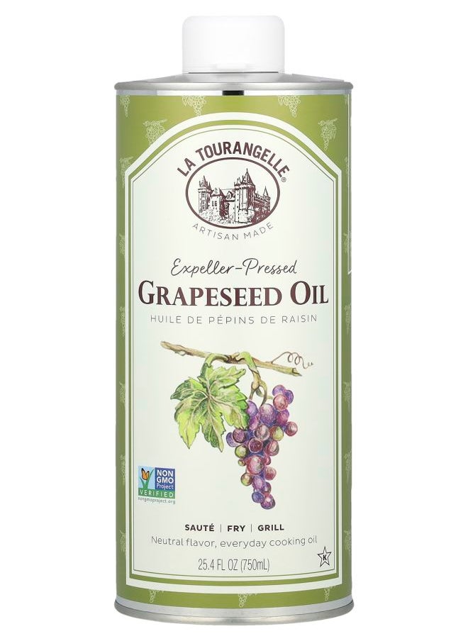 La Tourangelle - Expeller-Pressed Grapeseed Oil 25.4 fl oz (750 ml) - Image 1