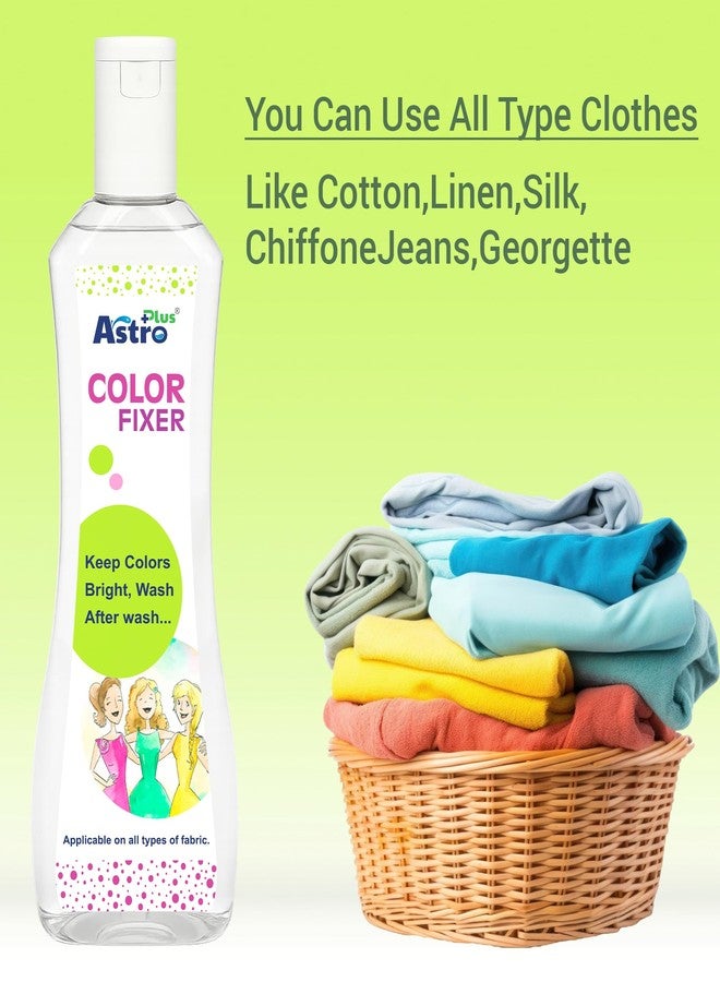ASTRO PLUS + ASTRO PLUS+ 450 ml Fabric Color Fixer Product 100% Eco-Friendly This Product Works Best Silk, Cotton, Georgette Fabric - Image 4