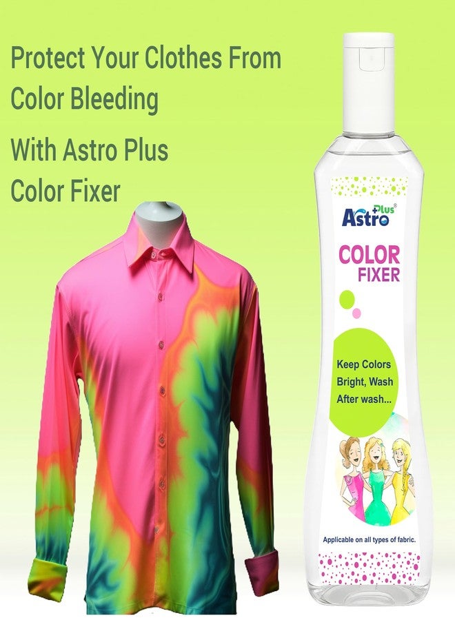 ASTRO PLUS + ASTRO PLUS+ 450 ml Fabric Color Fixer Product 100% Eco-Friendly This Product Works Best Silk, Cotton, Georgette Fabric - Image 3