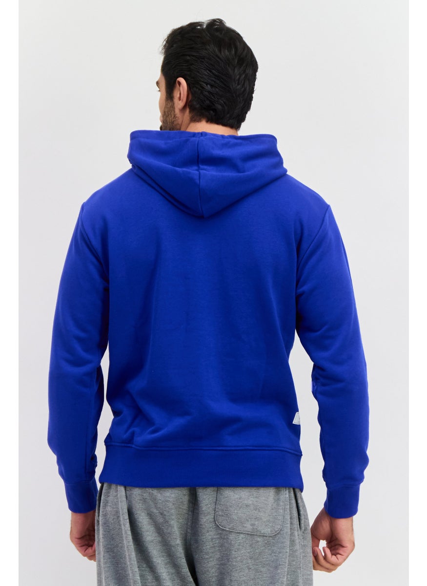 Men Relaxed Fit Long Sleeve Outdoor Hooded Sweatshirt, Blue - pzsku/Z4821DCB20769C221A03AZ/45/_/1737641935/674f508b-c911-4af5-94db-4439e67ea085