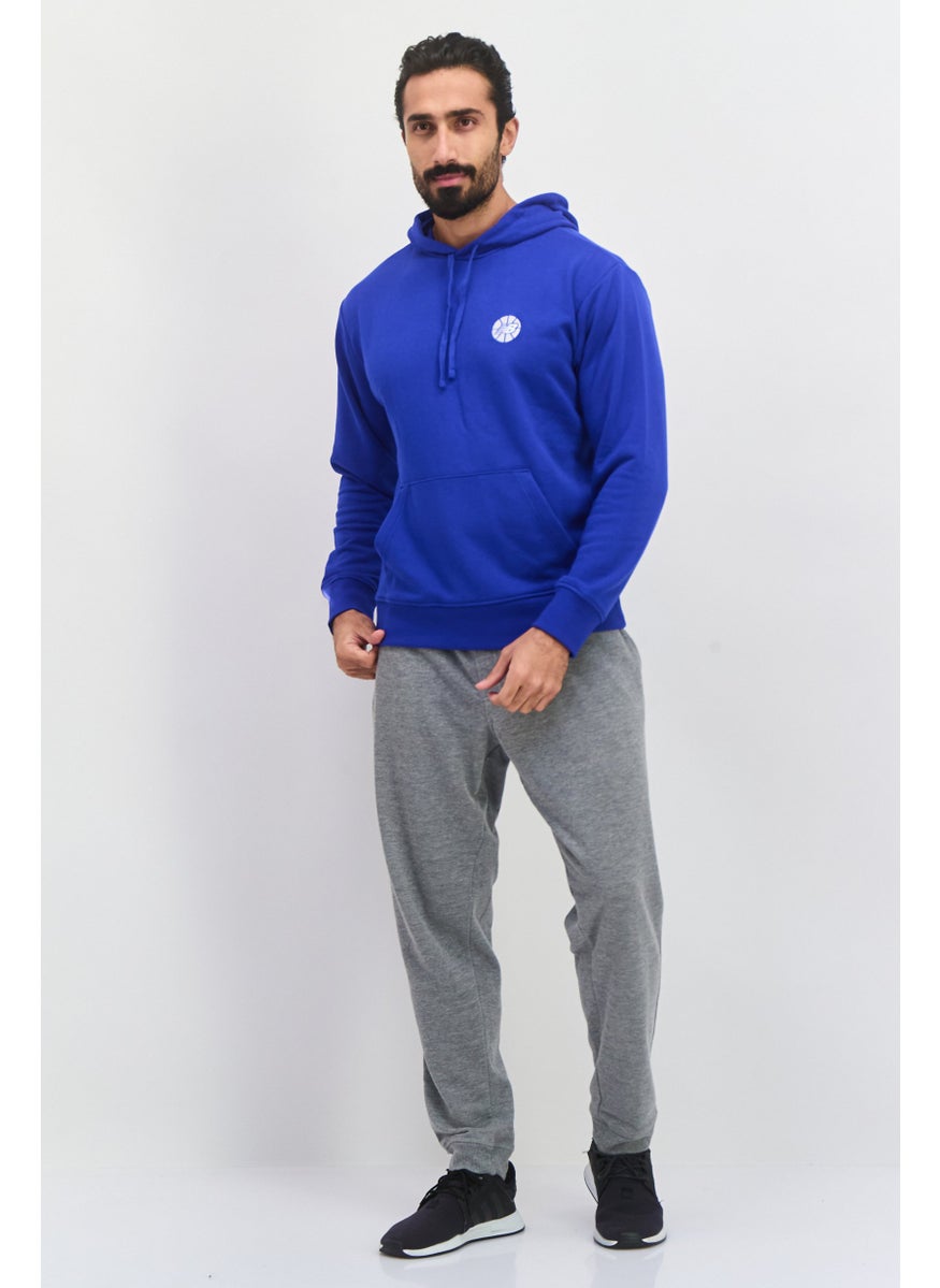 Men Relaxed Fit Long Sleeve Outdoor Hooded Sweatshirt, Blue - pzsku/Z4821DCB20769C221A03AZ/45/_/1737641940/48798f40-1bd1-45e4-9de2-2d9900e39596