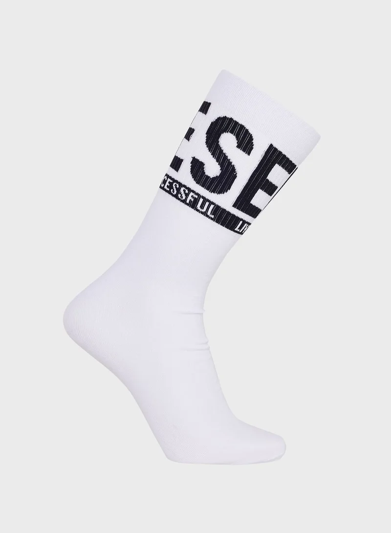 DIESEL 3 Pack Printed Socks