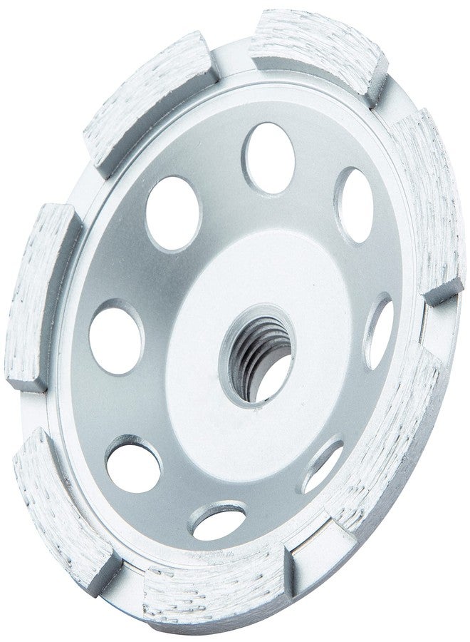 Norton Diamond Blade Cup Grinding Wheel, Clipper Classic Diamond Cup Type 27 Grinding Wheel, Single 4" Grinder Disc for Concrete, Pack of 1 - Image 2