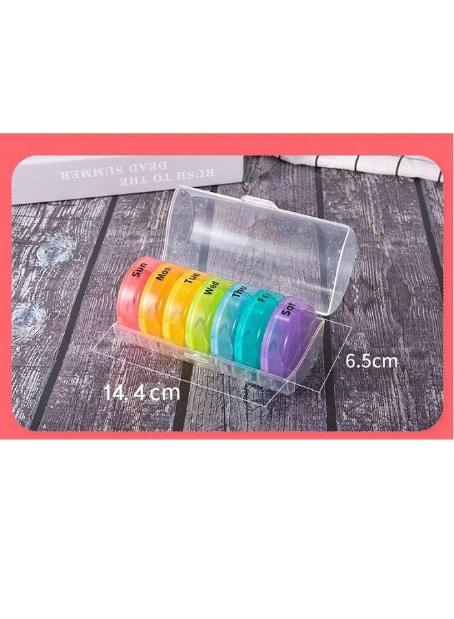 McDou Convenient carry-on pill box seven days a week - Image 3