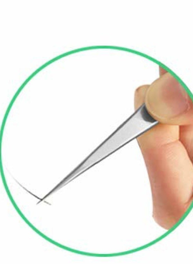 Tool Alement Canadian Stainless Steel 14cm Straight Isolation Eyelash Tweezers M-PK14-8002 - Image 5