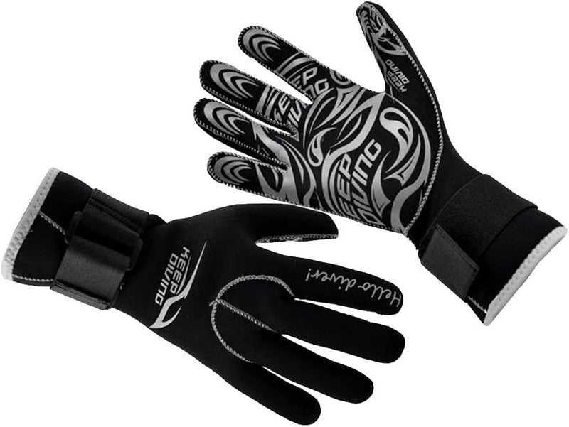 klarako 3mm Neoprene Adult Men Women Wetsuit Gloves Kayak Canoe Scuba Diving Swimming Surfing Sailing Water Sports Warm Gloves Size S XL - Image 4