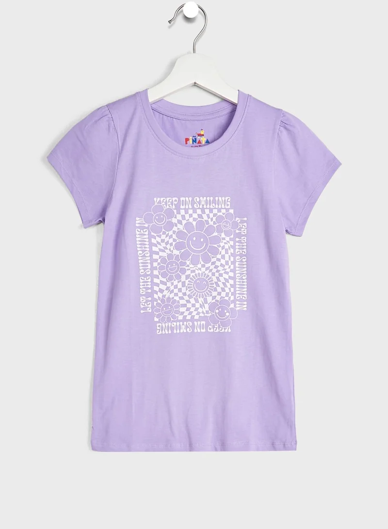 Pinata Girls 2 Pack T-Shirt With Floral Print