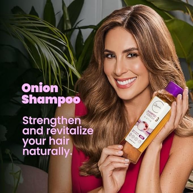 ANYELUZ KIT DUO ONION SHAMPOO + MINI TRAVEL SIZE | PROMOTES HAIR GROWTH | CLEANSES AND REDUCES OILINESS | FOR ALL HAIR TYPES | NATURAL EXTRACTS - Image 3