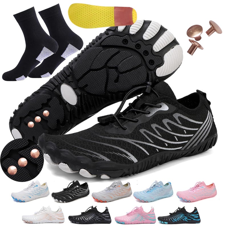 AddBili Grounding Shoes These CopperGrounded Barefoot Shoes are Effectively grounding Soft and Comfortable 2 BLACK43