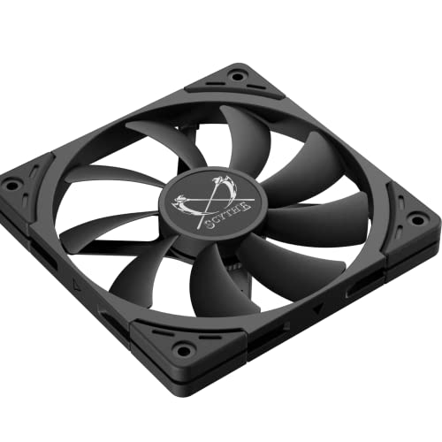 Scythe Kaze Flex II 120 Slim PWN Premium Slim PC Fan,120mm x 15mm, Fluid Dynamic Bearing, 4-Pin Connector (Kaze Flex II Slim, 1500RPM) - Image 4