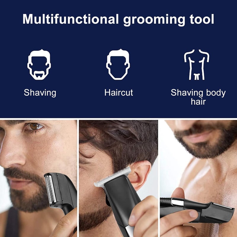 klarako 4 IN 1 Ear and Nose Hair Trimmer, Hair Trimmer Beard Hair Clipper Professional USB Rechargeable Electric Shaver for Men and Women - Image 3