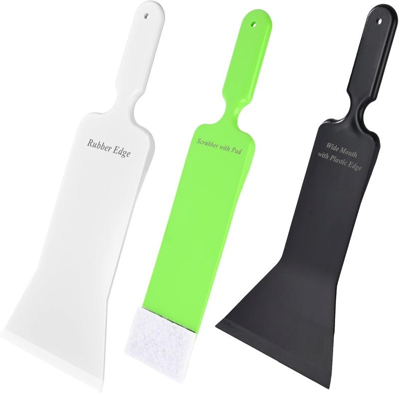 EHDIS Window Tint Bulldozer Squeegee Scrubber Paddle Squeegee, Long Handle Flat Glass Bulldozer Tint Tool for Car Front Windows Rear Glass Cleaning, Auto Window Tinting Car Glass Film Installation - Image 1
