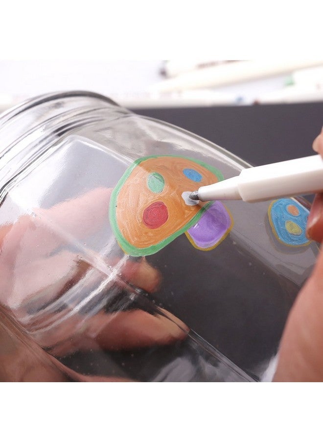 PuTwo Set of 10 Marker pens Coloured Pencils DIY for Photo Scrapbook Album use, Multicolor, 10 Count - Image 3