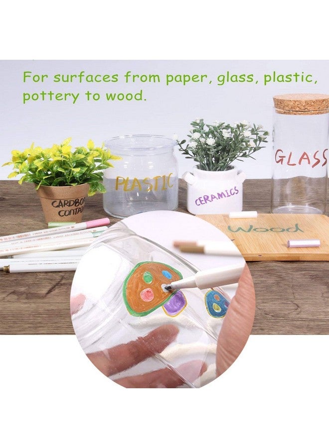 PuTwo Set of 10 Marker pens Coloured Pencils DIY for Photo Scrapbook Album use, Multicolor, 10 Count - Image 4