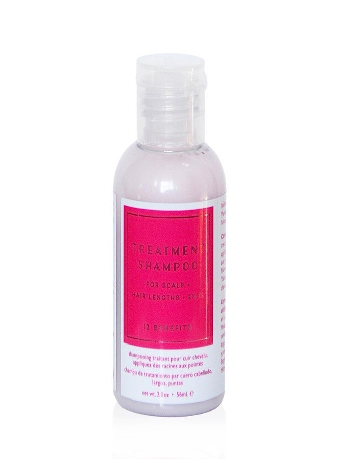 12 Benefits Treatment Shampoo - Hydrating Scalp Treatment, Gentle, Effective Cleanse, Sulfate-Free Shampoo for Dry, Damaged, and Color-Treated Hair, 2 Fl Oz (56 ML) - Image 1
