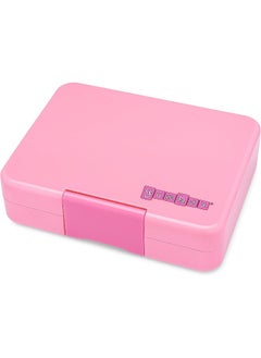 Yumbox Yumbox Snack Box - 3 Compartment Leakproof Bento Lunch Box for Kids (Fifi Pink with Rainbow Tray)  - Image 3