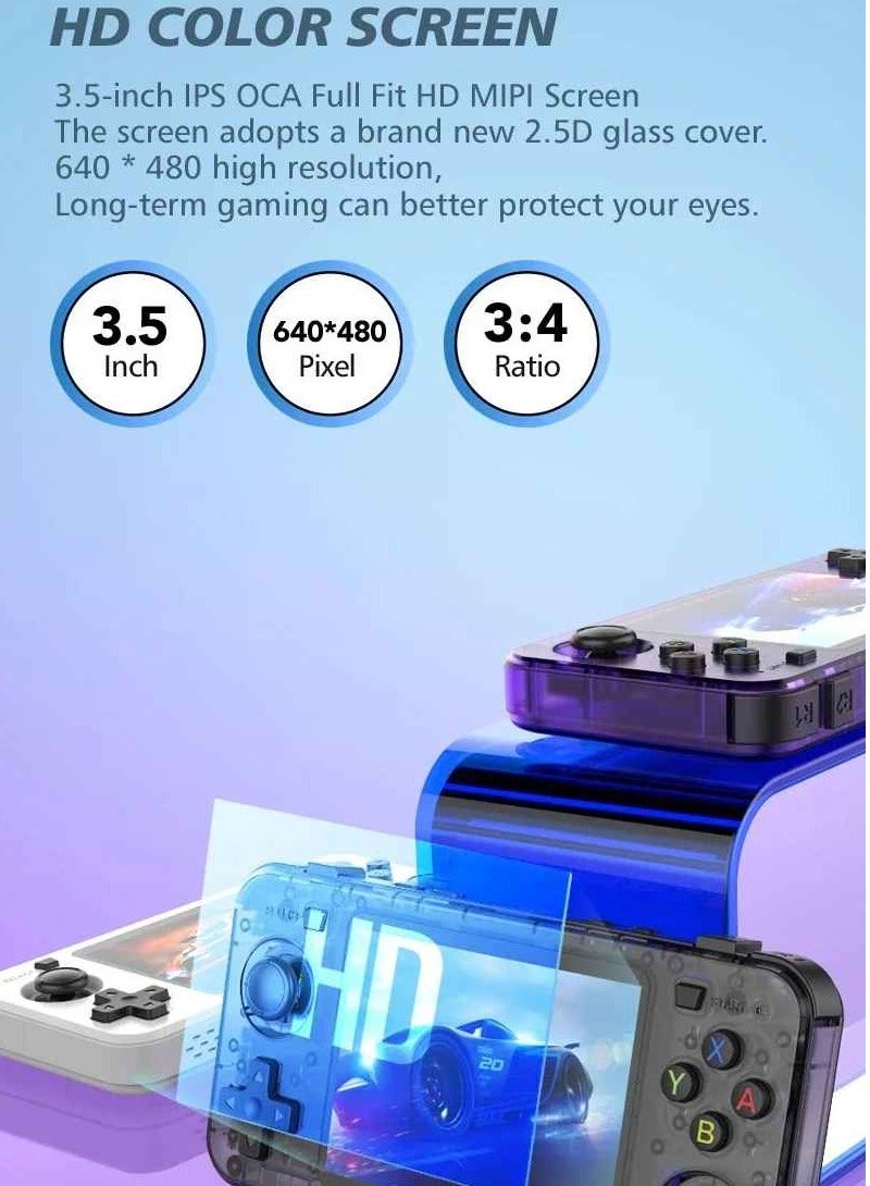 Portable Handheld Video Game, Retro Video Game Console With 21000 Games, Compact And Portable IPS Screen Portable Pocket Video With Long Battery Life, (1pc, White, 128G) - Image 4