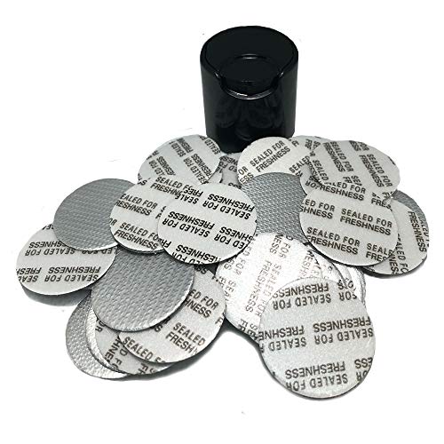 FRAGFRE PKnGO Pressure Sensitive Foil Seal 24 mm (25 PCS) – PS Safety Seals for Freshness and Leak Prevention – Made in USA for Food Medicine and Cosmetic Packaging – All Foil No Foam - No Equipment Needed - Image 5