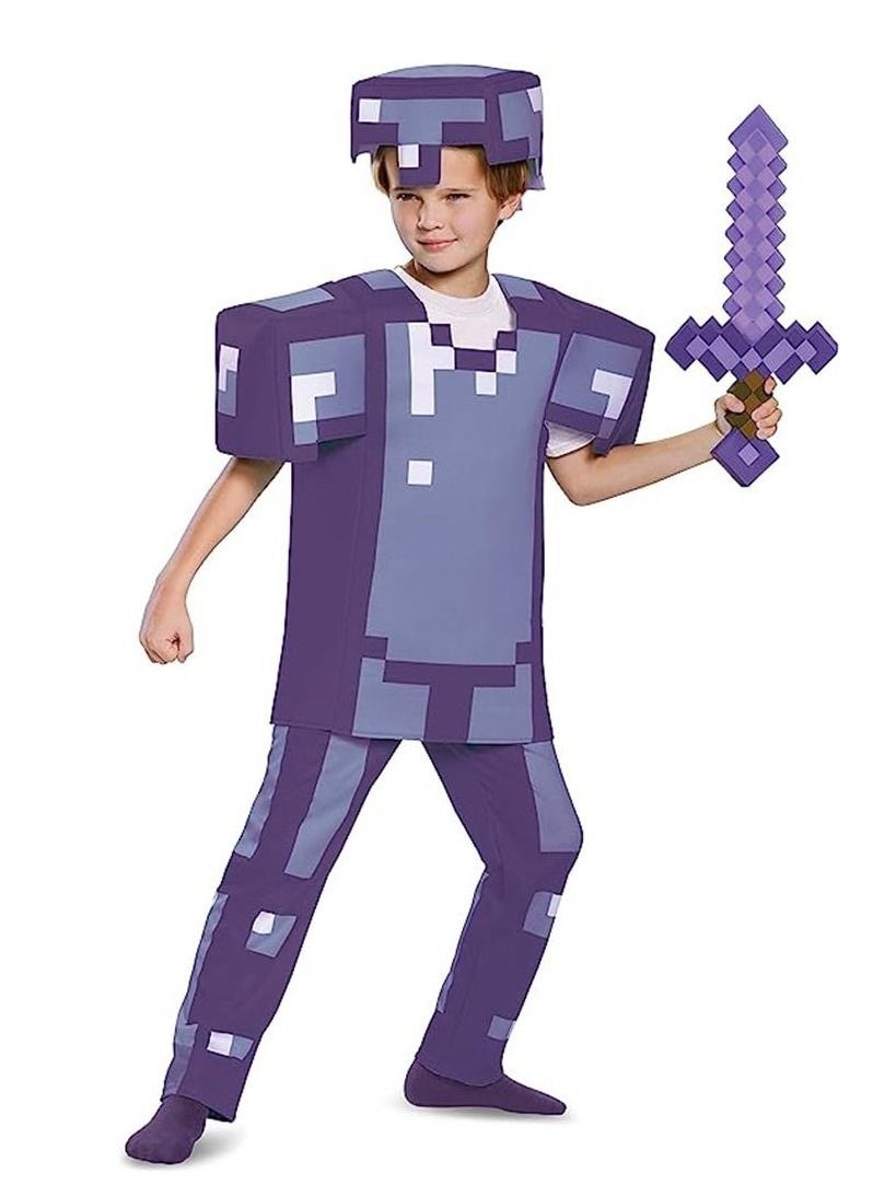 Generic - Minecraft Toy , Enchanted Purple Sword Costume Accessory, Plastic Video Game Inspired Toy Replica, 20.25 Inch Length - Image 1