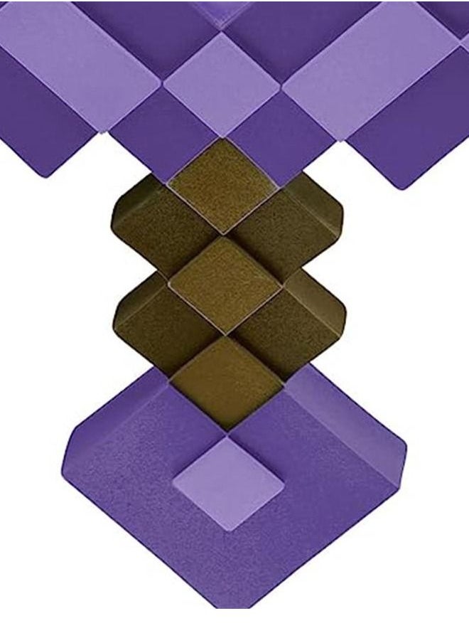 Generic - Minecraft Toy , Enchanted Purple Sword Costume Accessory, Plastic Video Game Inspired Toy Replica, 20.25 Inch Length - Image 1