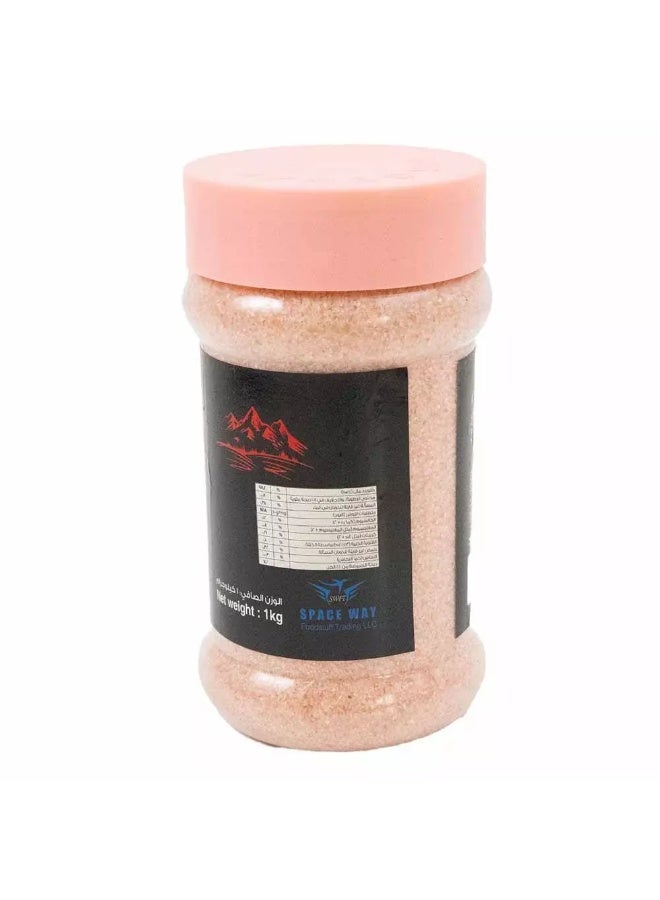 PURE ملح هيمالايا نقي 100% طبيعي ناعم وردي، 1 كجم - Image 1