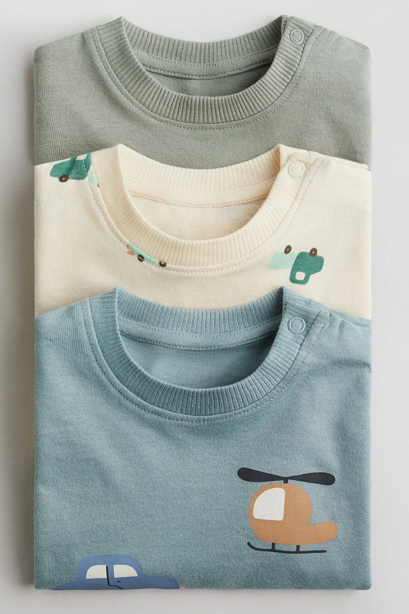 اتش اند ام 3-pack cotton T-shirts