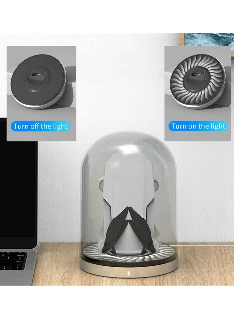 Captaintech Charging Base for DJI Mavic Mini 2, for DJI Mavic Mini 1, for Mavic SE with Bell Jar, with Magnetic Micro USB, Magnetic USB-C and USB-C cable - Image 3