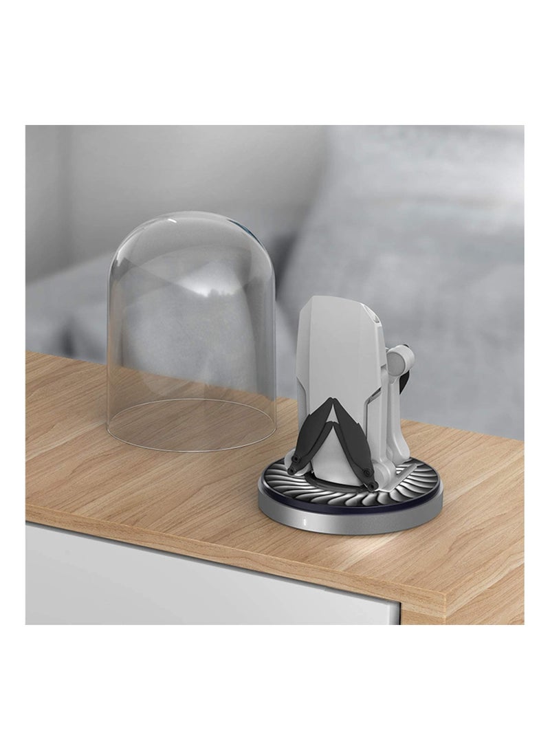 Captaintech Charging Base for DJI Mavic Mini 2, for DJI Mavic Mini 1, for Mavic SE with Bell Jar, with Magnetic Micro USB, Magnetic USB-C and USB-C cable - Image 2