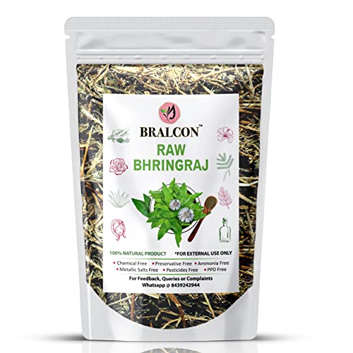 BRALCON Natural Raw Bhringraj 100g Eclipta Alba 100% Pure & Natural Leaves for Nourishment of Skin and Hair Ayurvedic Dry Leaves Hair Care Conditioner - Image 4