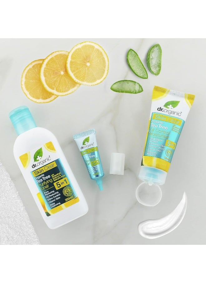dr.organic 5 In 1 Skin Clear Tea Tree Purifying Toner  - Image 3