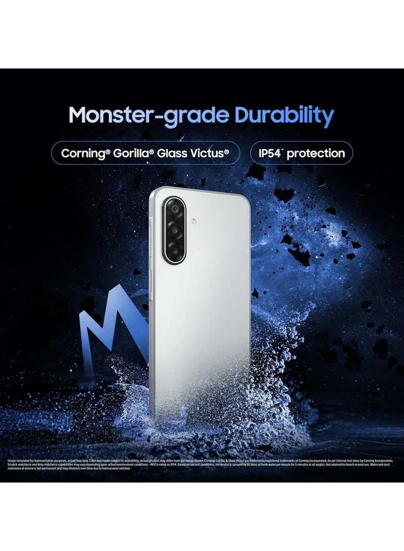 Samsung Galaxy M17 5G (Moonlight Silver, 6GB RAM, 128GB Storage)| Circle to Search| Gemini Live| 50MP OIS Triple Camera| IP54 Rating| Gorilla Glass Victus| AI| 6 Gen of OS Upgrades| Without Charger -Indian Version - Image 4