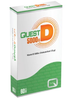 Quest Vitamin D3 5000iu Tablets 60's  - Image 2