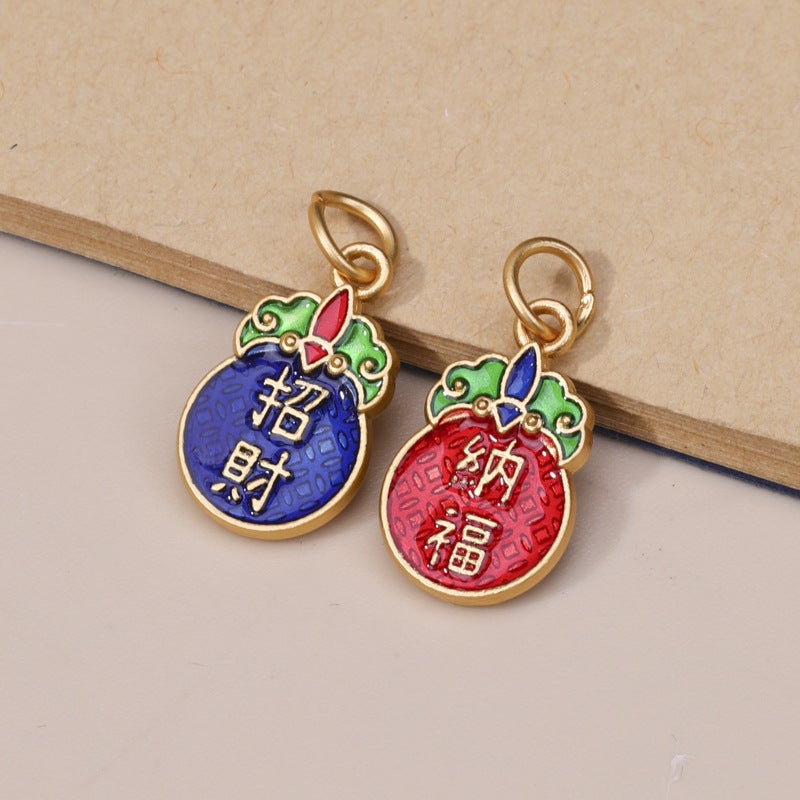Generic Gold-Plated Alloy Lotus Pendant DIY No. 33 Luckifu 