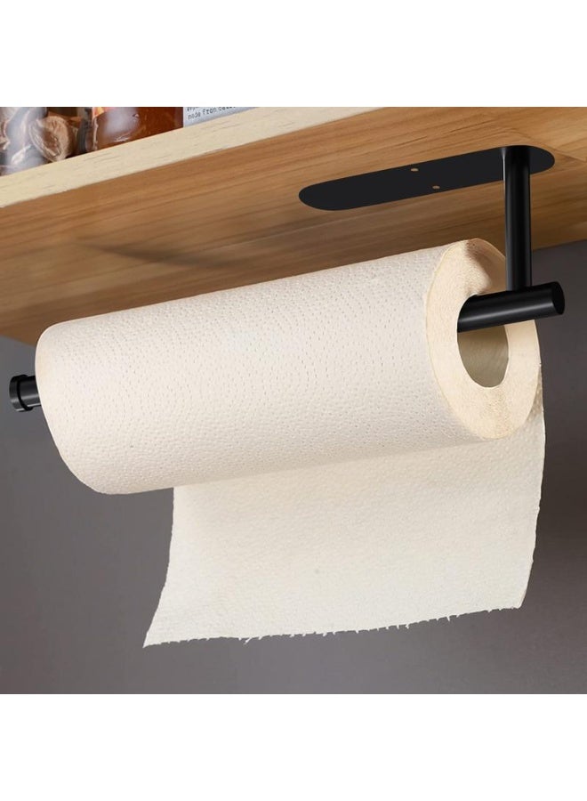 Tissue Holder, Self-Adhesive Tissue Holder for Under Kitchen Cabinets, Wall-Mounted Without Drilling, Space-Saving, Easy to Install, Suitable for Kitchens, RVs, and Bathrooms—12.6 inches × 12.6 inches, Holds Tissue Rolls, Plastic Wrap, and Other Items - Image 2