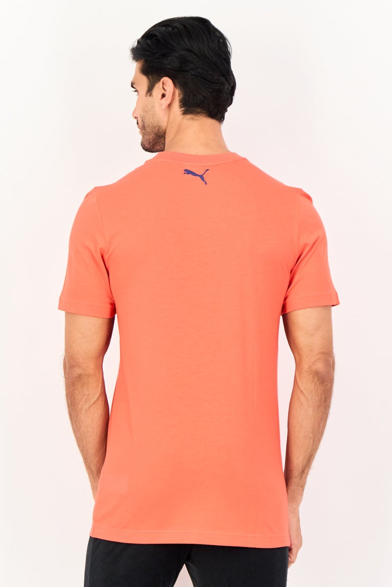 PUMA Men Sportswear Fit Short Sleeve Decor8 Outdoor T-Shirt, Red - Image 3