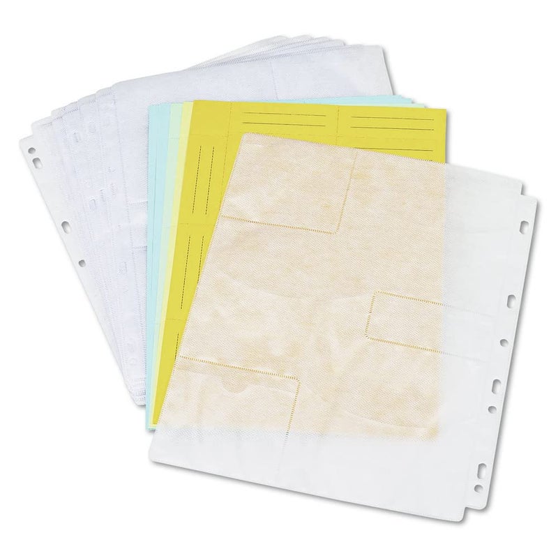 Innovera IVR39301 TwoSided CDDVD Pages for a ThreeRing Binder  Clear 10Pack - Image 2