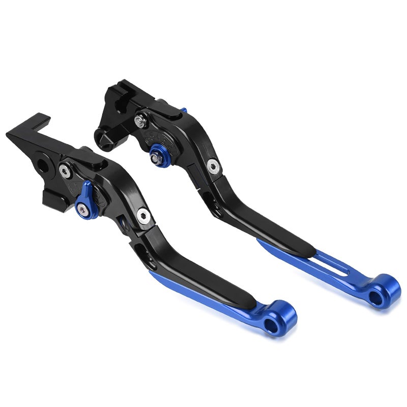 LANQIAN Brake Clutch Levers Set Foldable Extendable CNC Compatible with GSXR1000 GSXR 1000 20092019 GSXR600 GSXR 600 GSXR750 GSXR 750 20112019 BlackBlue