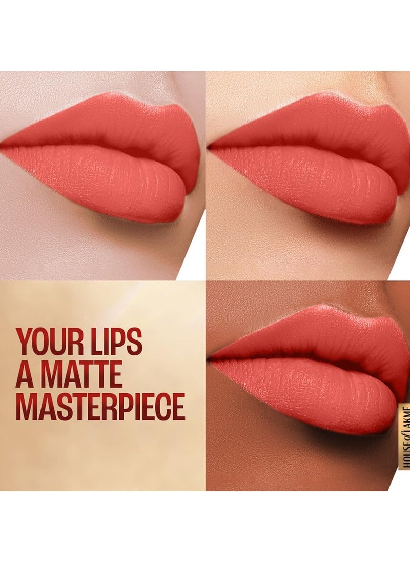 LAKME 9 To 5 Primer Matte Lip Color Coral Date 3.6g  - Image 5