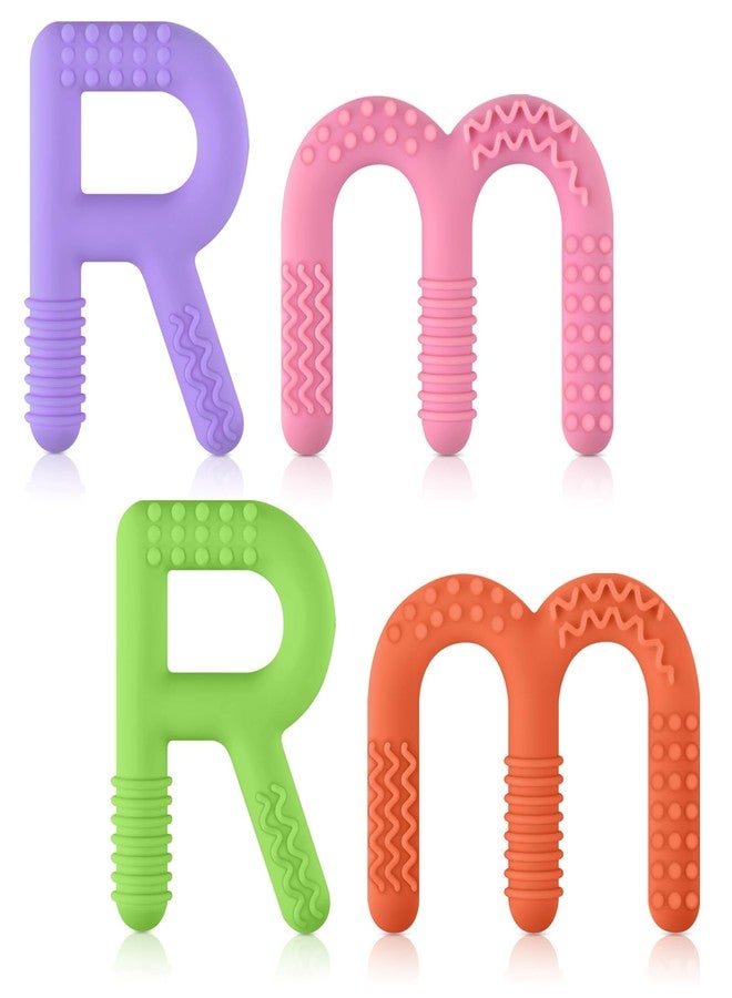 ERKOON Sensory Chew Toys for Autistic Children, 4 Pack Silicone Chewy Tube Oral Motor Tools for Sensory Kids with Autism, Biting, ADHD, SPD, Chewies with Special Needs, Teething Sticks Toys - Image 1